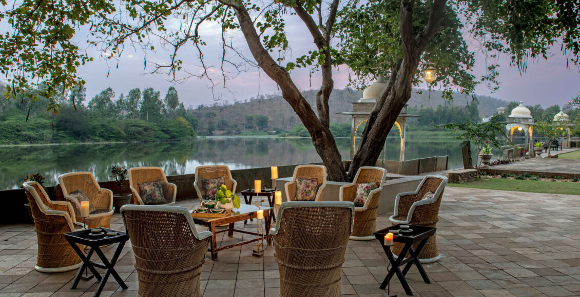41. Lakeside sitting arrangement