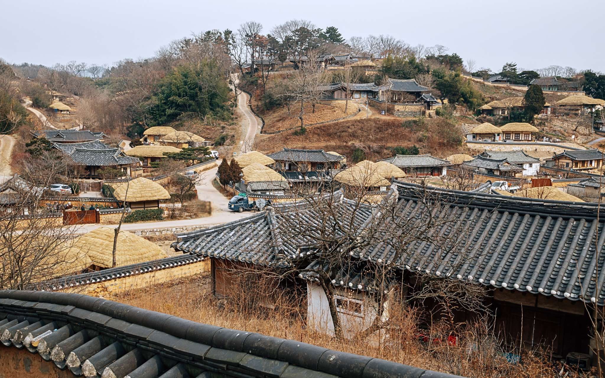 Gyeongju is dotted with unmarked royal tombs and stone remains scattered across the fields and hills.