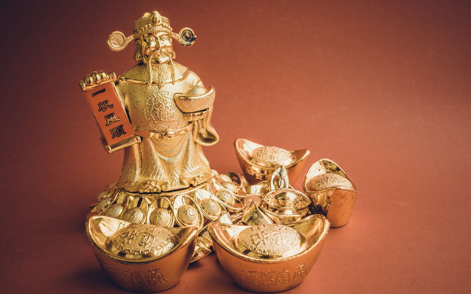 Caishen is one of the most widely worshipped gods of prosperity in Chinese folk religion