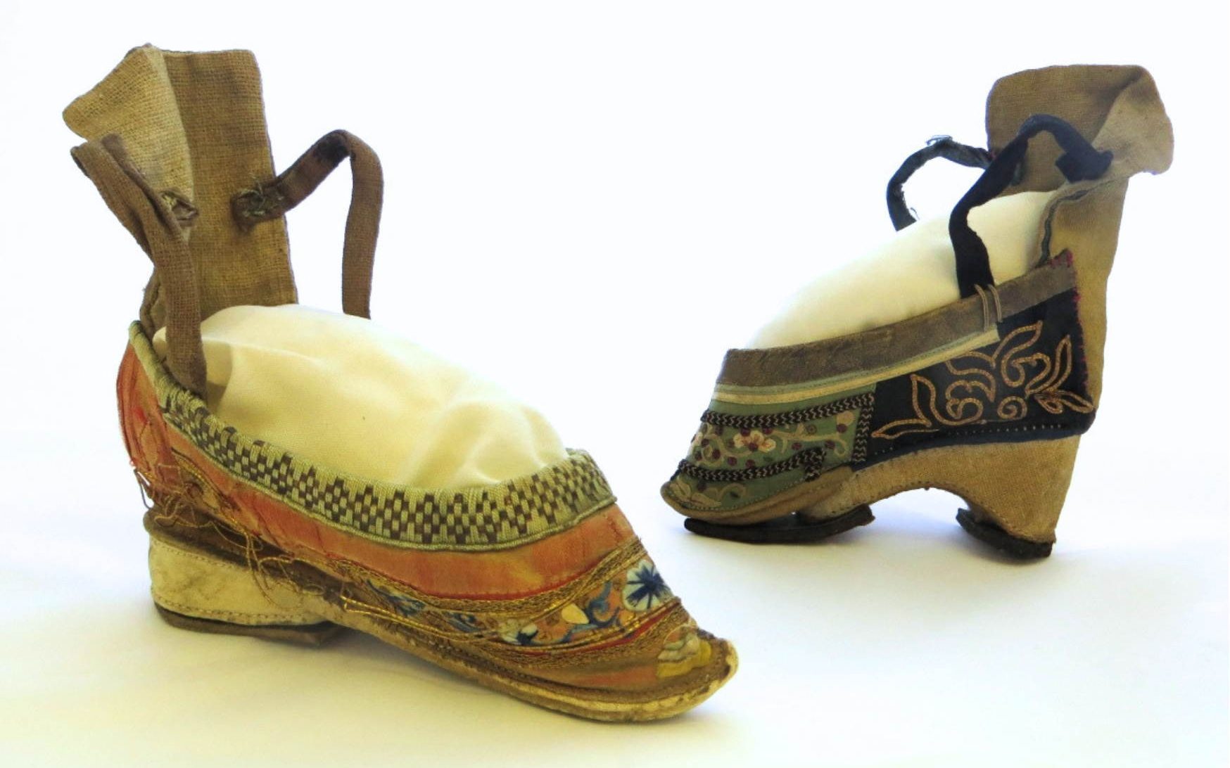 Foot binding or Lotus feet, ancient practice for noble female. Chinese ancient tradition where you can listen to the story from Secret Retreats.