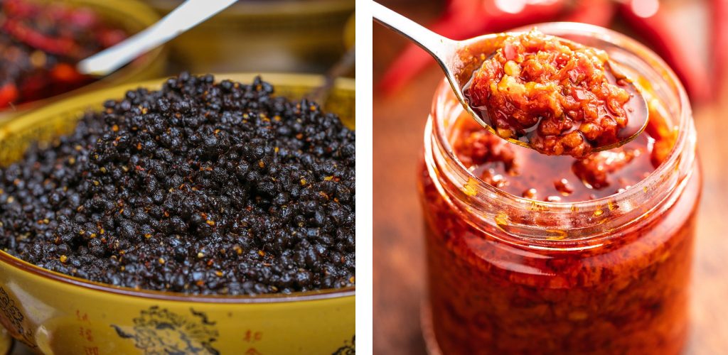 Among the most influential is soy sauce, which evolved from ancient, fermented soybean pastes that were developed as a way to preserve valuable protein-rich crops. Fermented black beans (douchi) and broad-bean pastes such as Sichuan's doubanjiang followed similar paths, turning simple agricultural products into deeply complex flavours.