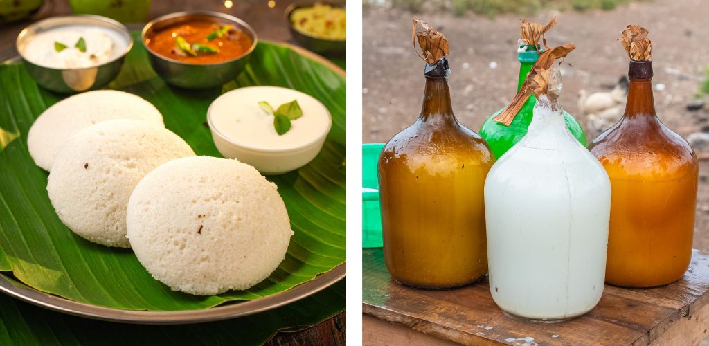 Across southern India, generations of households learned that allowing rice and lentils to ferment naturally created batters that were lighter, easier to digest, and more nutritious. The result was foods such as and dosa, staples that continue to define regional cuisine today.
Elsewhere, seasonal fruits and vegetables were transformed into pickles that preserved harvests long after they had left the fields. Along India's western coast, palm sap was collected and fermented into toddy, a practice that has endured for centuries