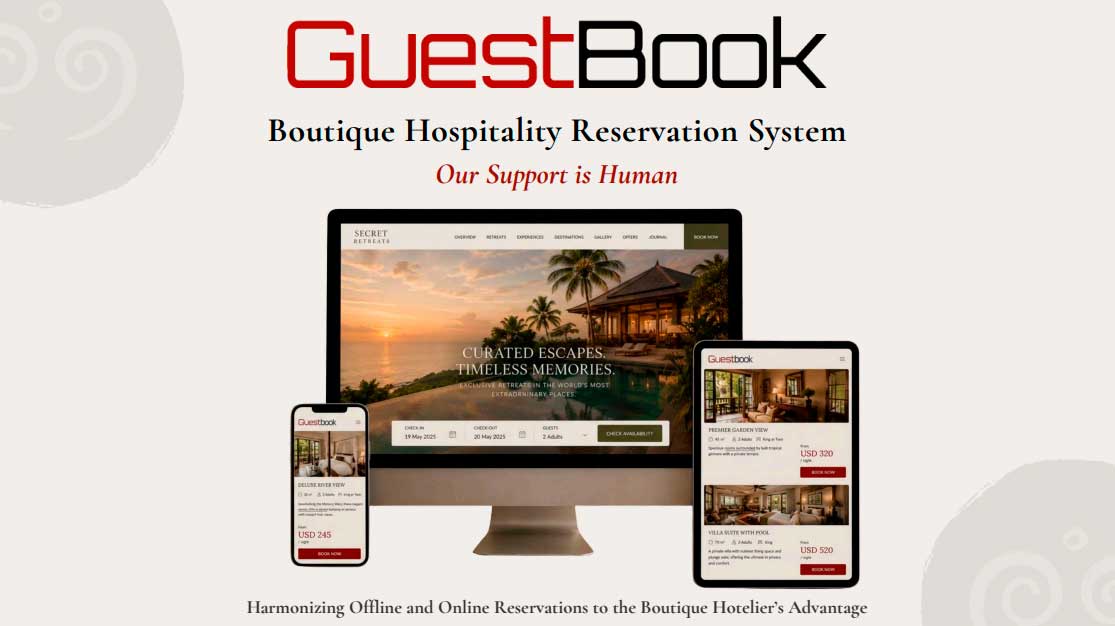 Secret Retreats GuestBook Presentation