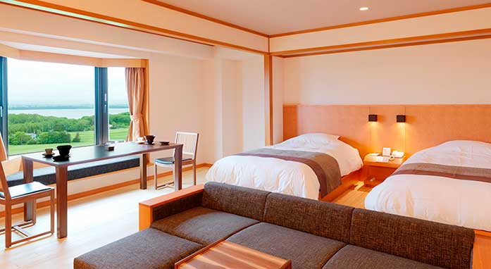 Ko no Za - Japanese and Western style Room with Private open-air bath